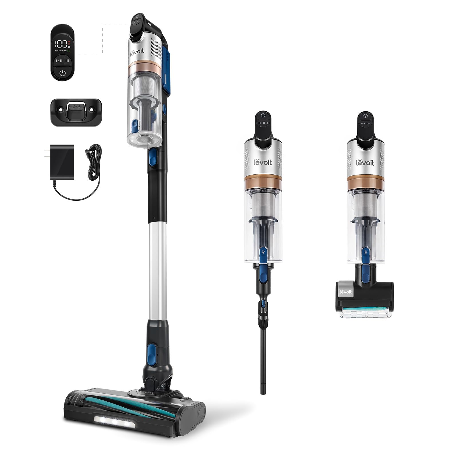  Levoit Cordless Vacuum Cleaner for Pet Hair, Powerful Suction, Lightweight, HEPA Filter, Up to 60 Minutes Durability
| 
